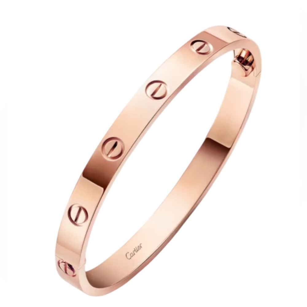 CARTIER LOVE BRACELET, CLASSIC MODEL, ROSE GOLD - Picture 3 of 11